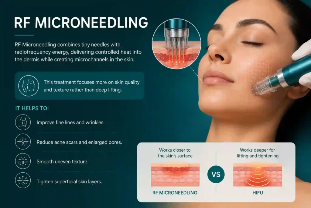What Does RF Microneedling Do That HIFU Alone Cannot Tewkesbury