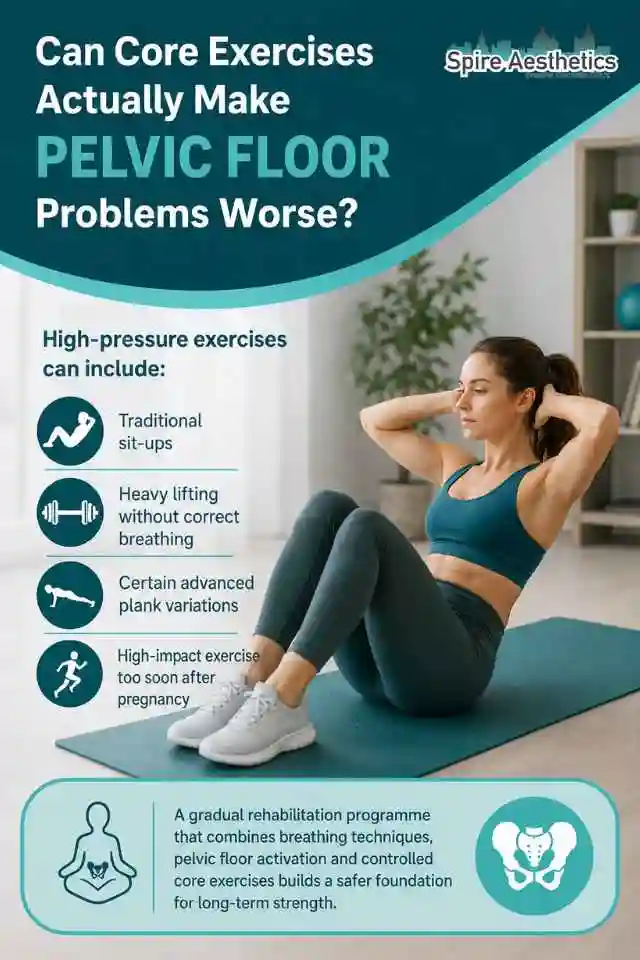 Can Strengthening Your Core Alone Actually Make Pelvic Floor Problems Worse Tewkesbury?